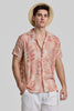 Peach Cuban Abstract Shirt