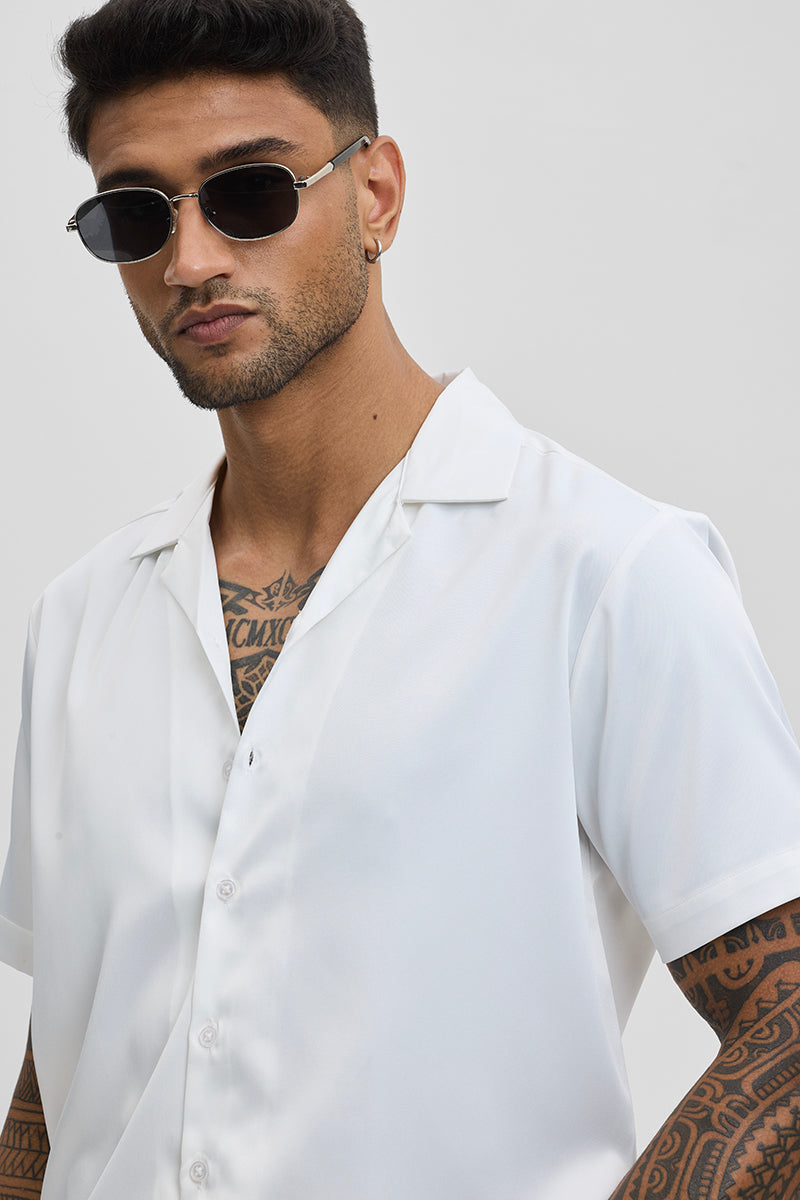 Core Lab White Box Fit Stretch Shirt