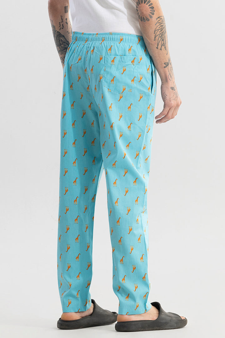 Giraffe Print Blue Pyjama