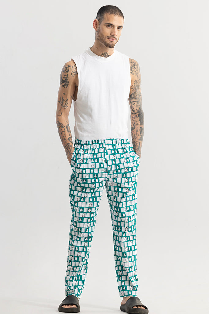 Mens penguin print discount pyjamas