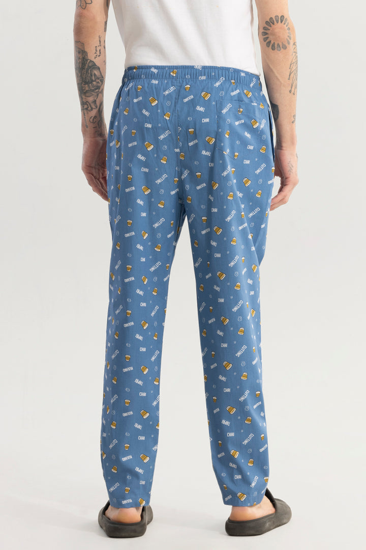 Chai Print Blue Pyjama