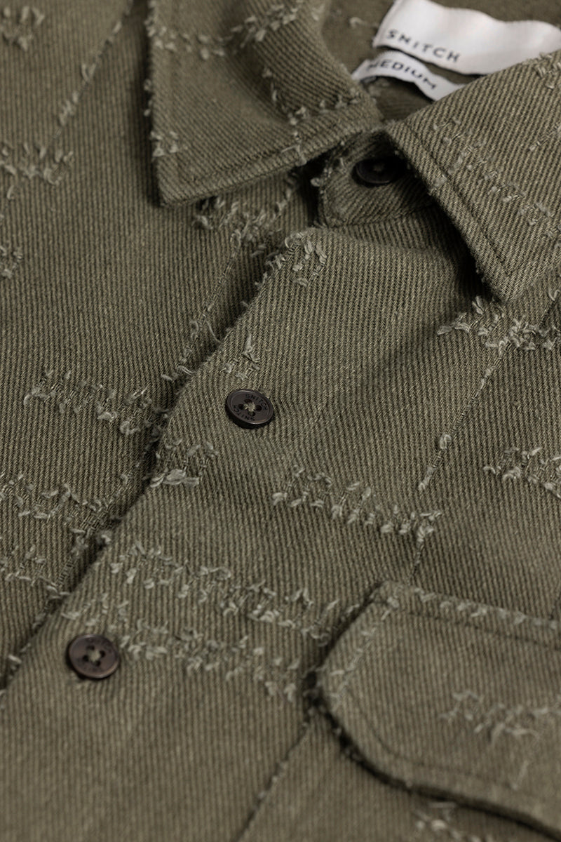 Fabric Fusion Olive Green Shirt