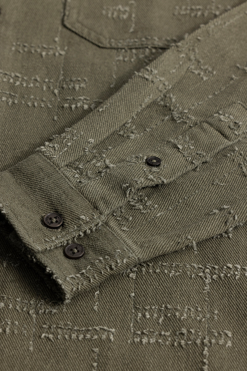 Fabric Fusion Olive Green Shirt