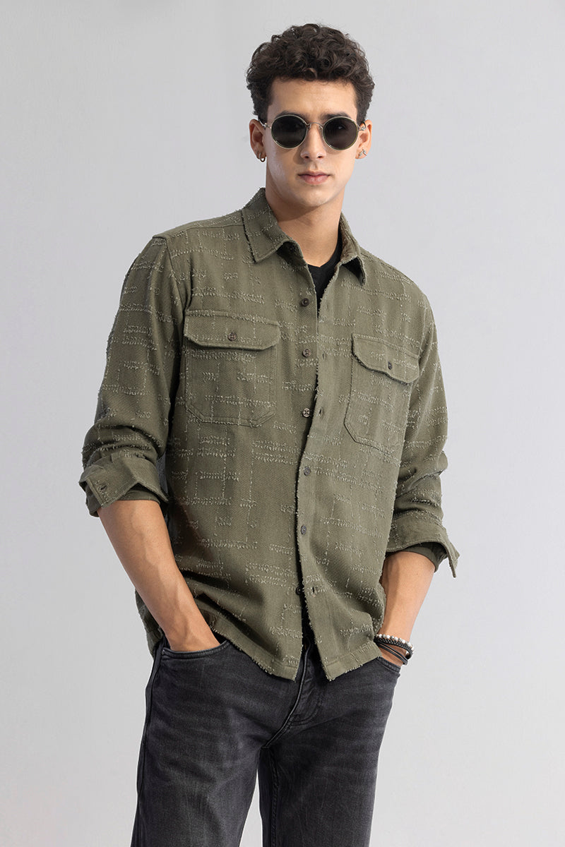 Fabric Fusion Olive Green Shirt