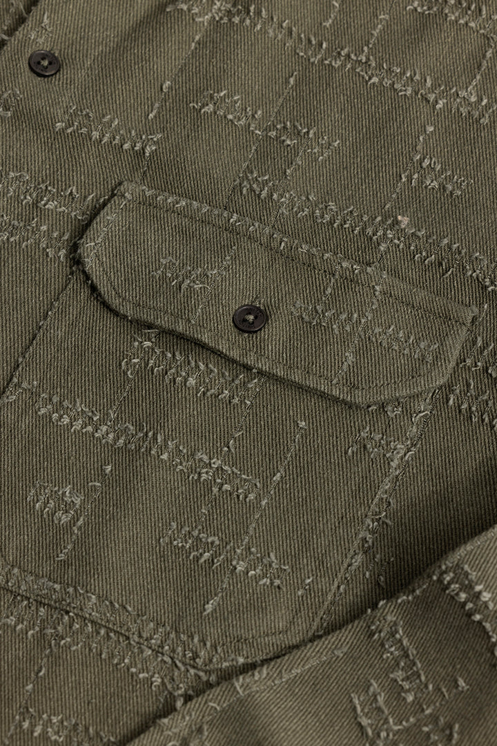 Fabric Fusion Olive Green Shirt