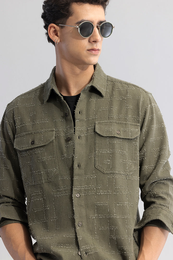 Fabric Fusion Olive Green Shirt