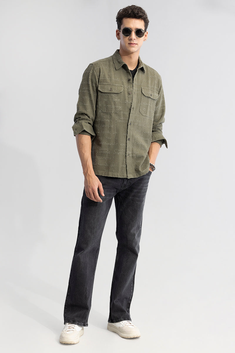 Fabric Fusion Olive Green Shirt