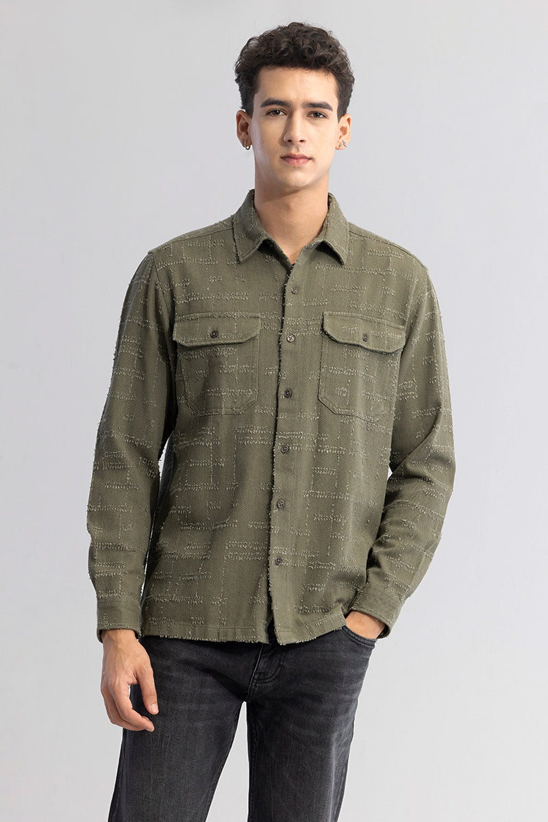 Fabric Fusion Olive Green Shirt