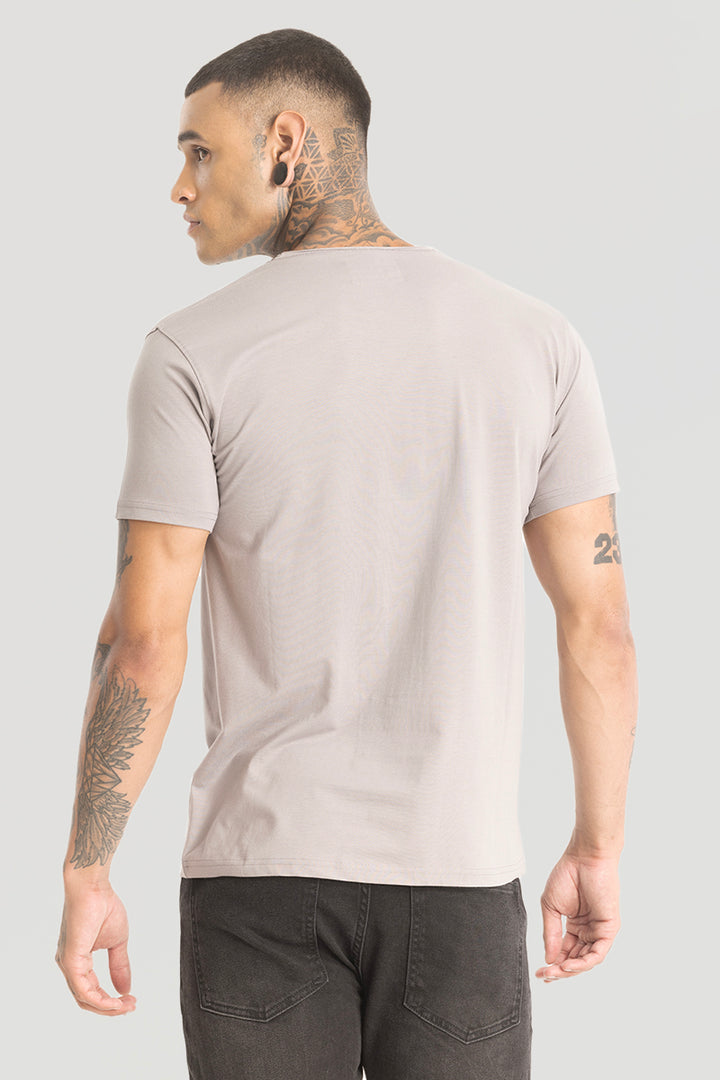 Raw Edge Grey T-Shirt