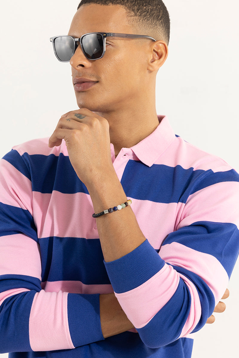 Rugby Pink & Blue Polo T-Shirt