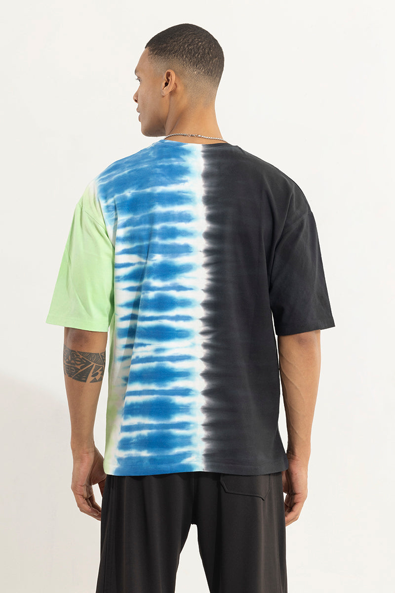 Buy Men's Trio Shade Oversized T-Shirt Online | SNITCH