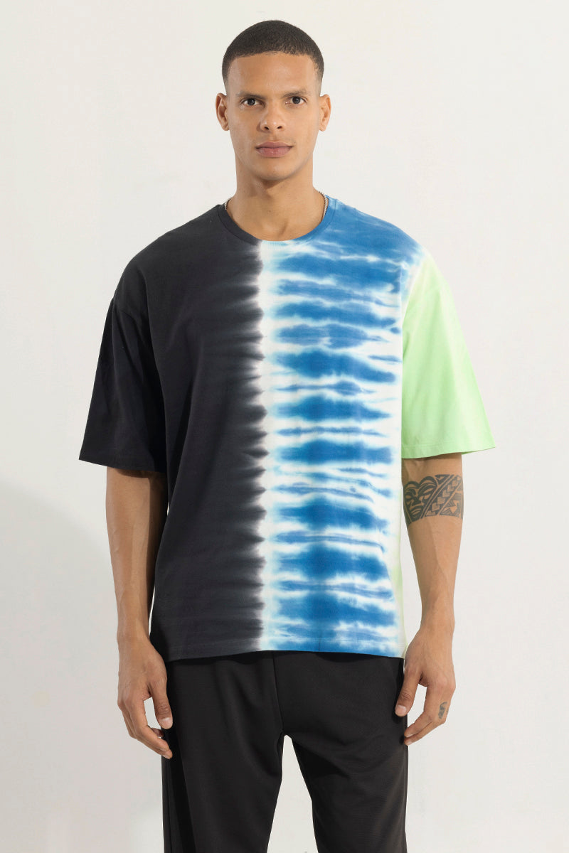 Buy Men's Trio Shade Oversized T-Shirt Online | SNITCH