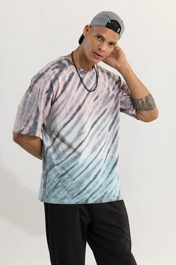 Buy Men's Granite Shade Pink Oversized T-Shirt Online | SNITCH