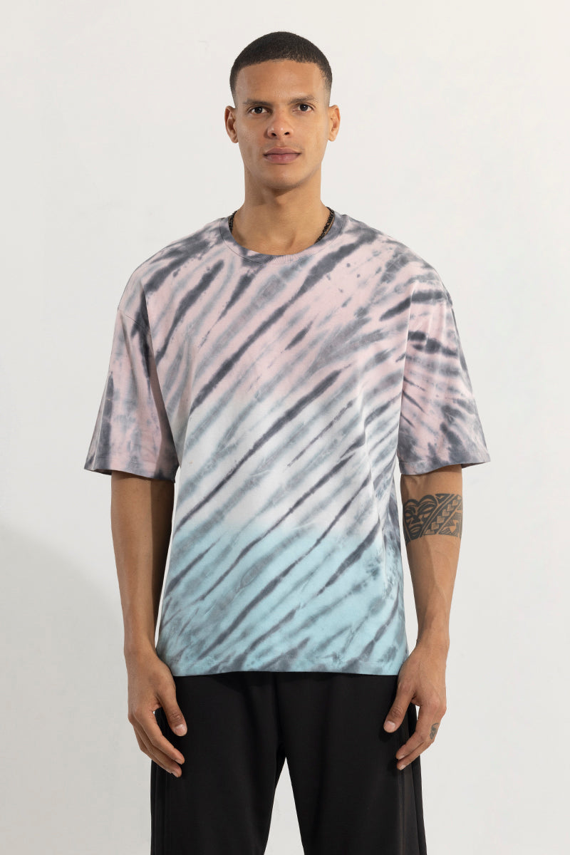 Buy Men's Granite Shade Pink Oversized T-Shirt Online | SNITCH