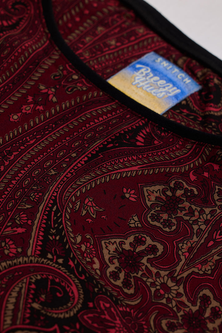 Artic Paisley Red T-Shirt