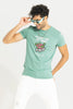 Money on My Mind Green T-Shirt