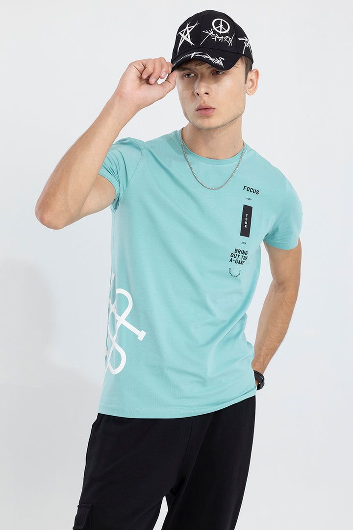 Focus Teal Green T-Shirt