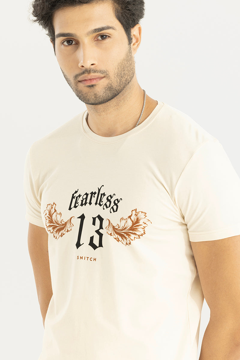 Fearless Cream T-Shirt