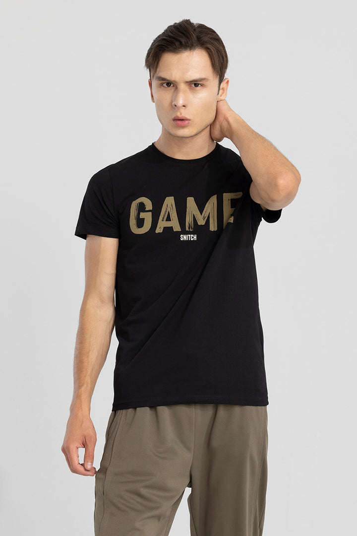 Game Black T-Shirt