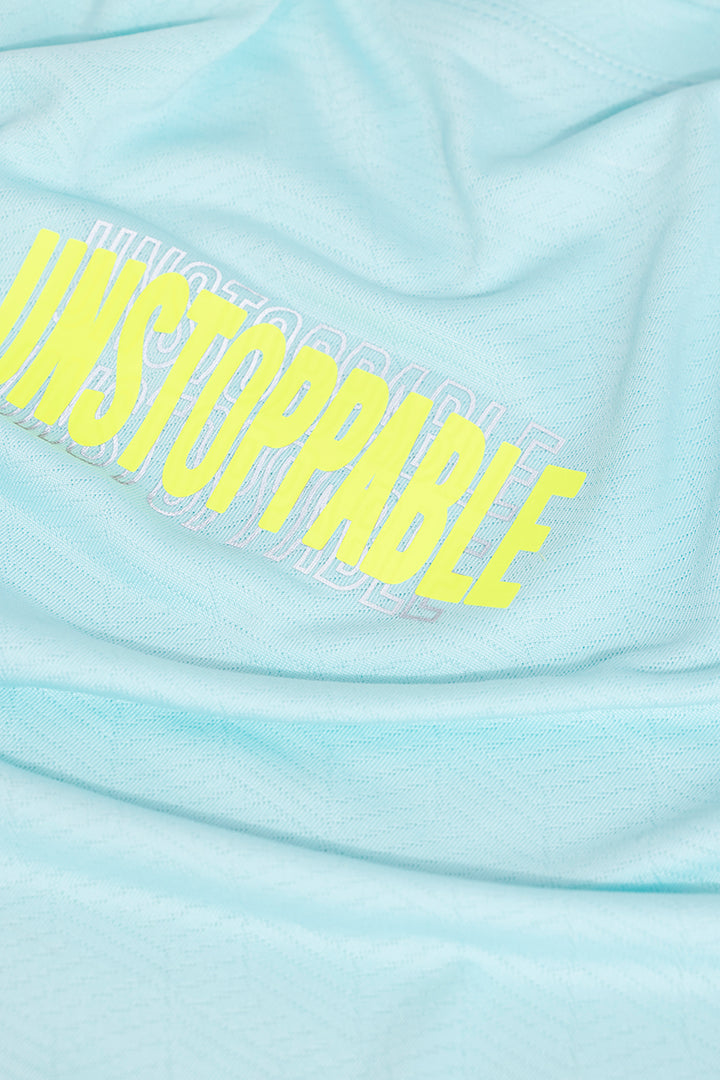 Unstoppable Sky Blue Active T-Shirt