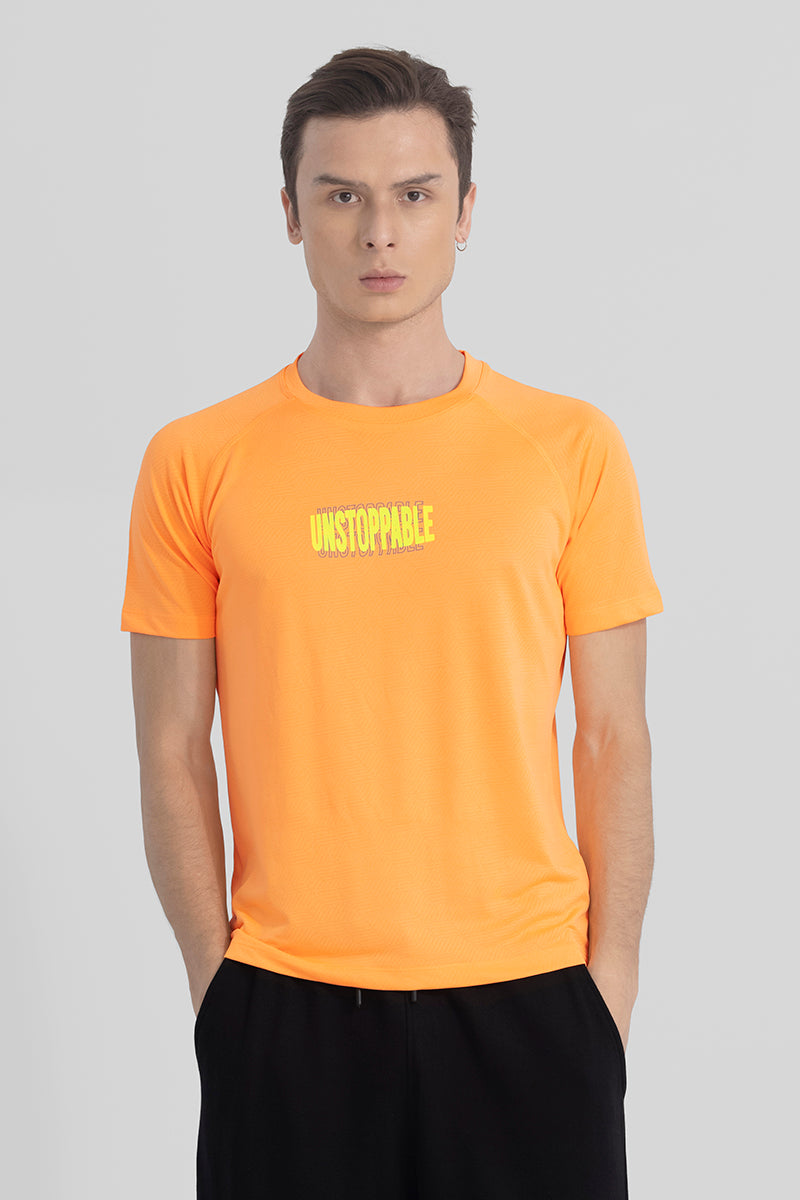 Unstoppable Orange Active T-Shirt