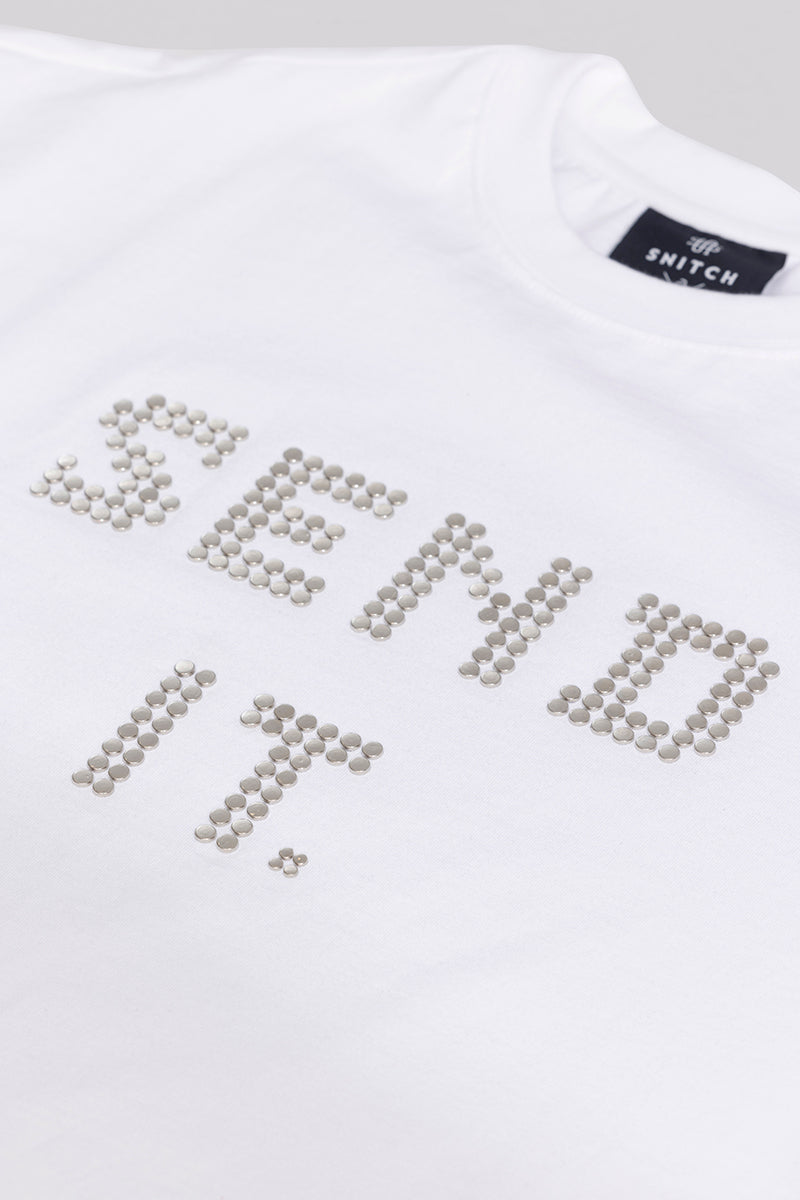 Send It White Korean Style T-Shirt