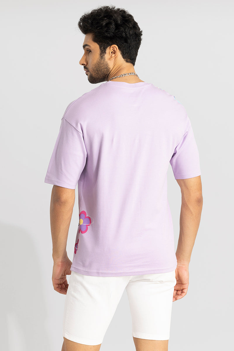 Blawesome Purple Oversized T-Shirt