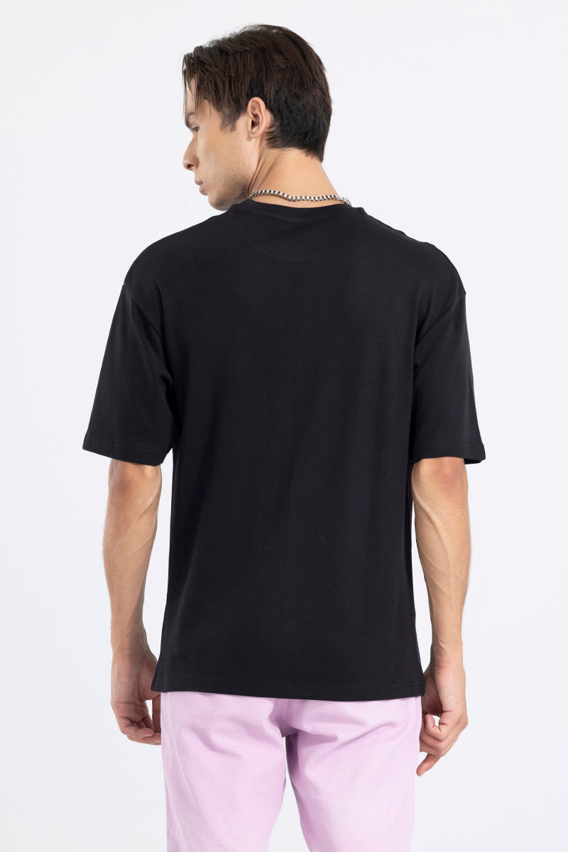 Space Black Oversized T-Shirt