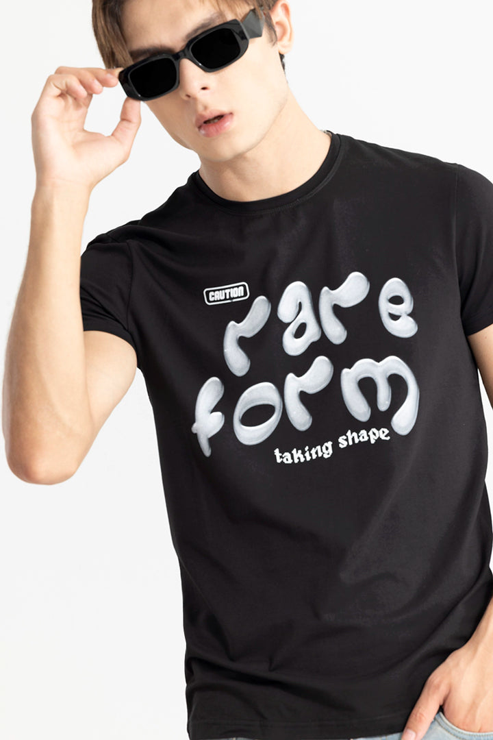 Rare Form Black T-Shirt