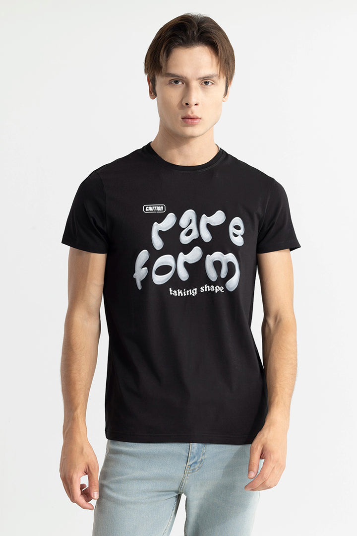 Rare Form Black T-Shirt