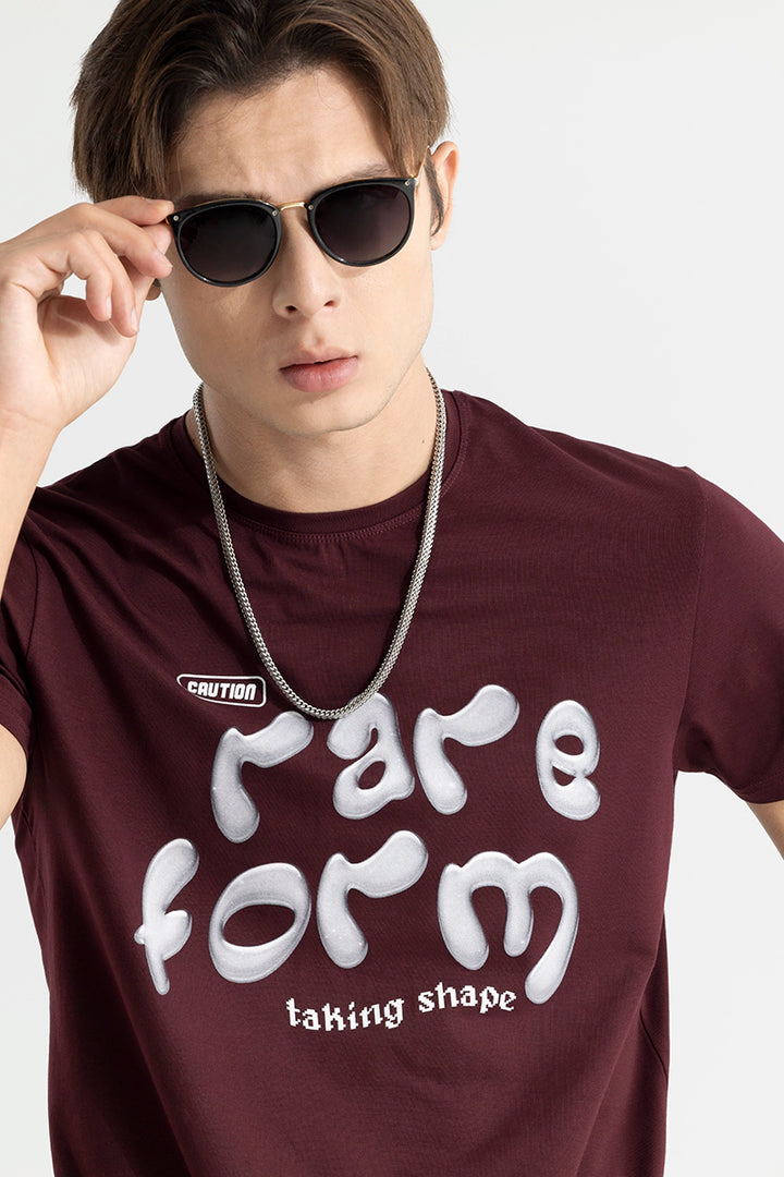 Rare Form Maroon T-Shirt