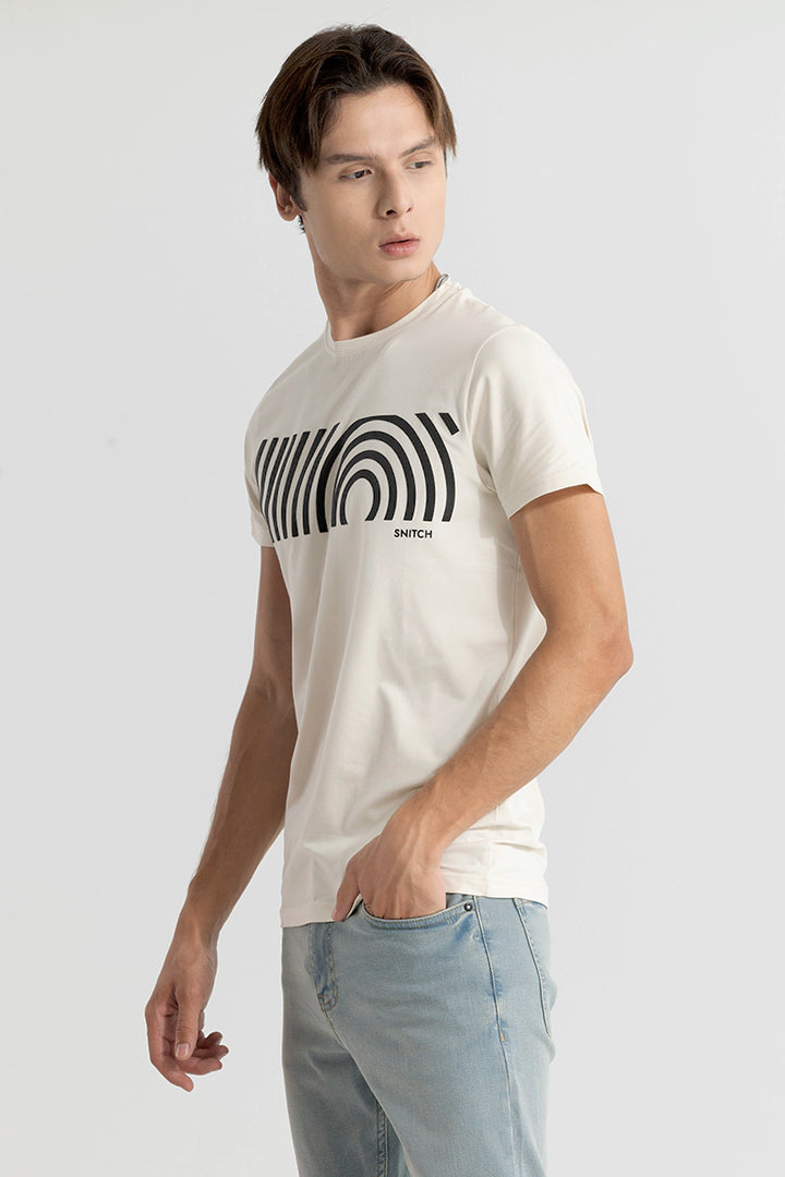 Coaxial Cream T-Shirt