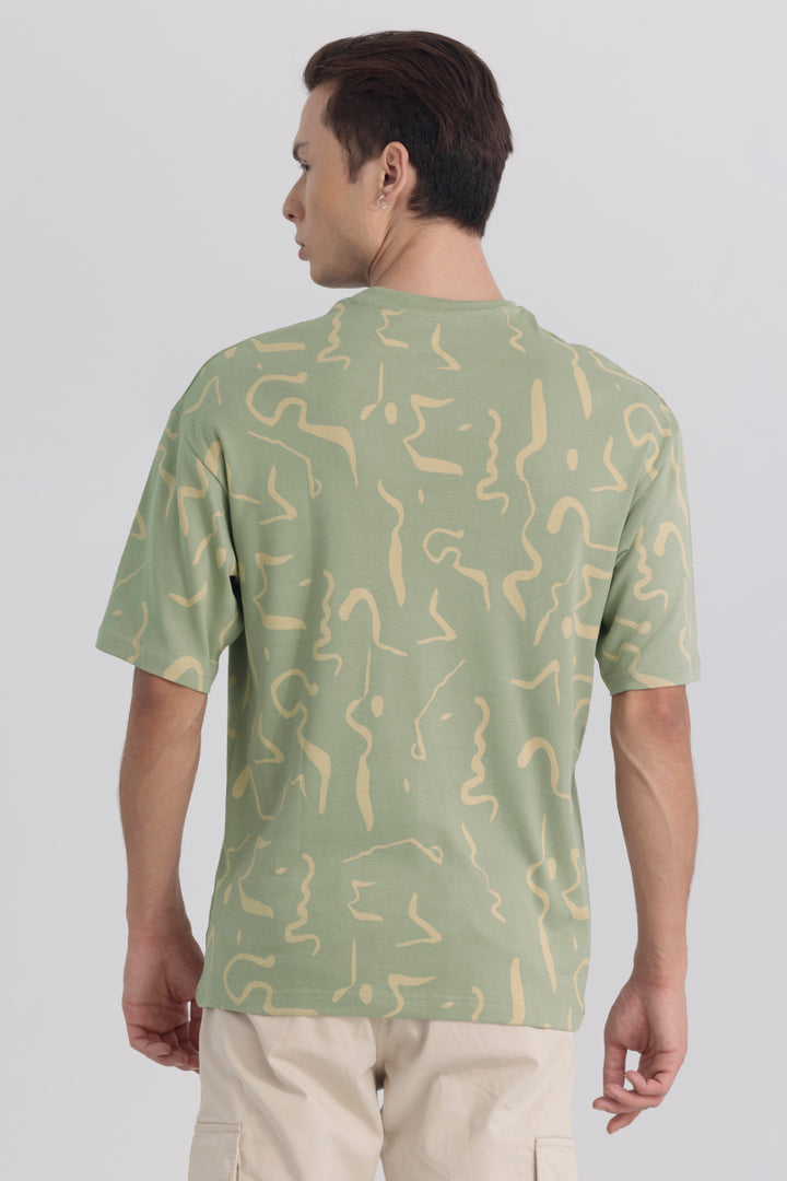 Morph Green Oversized T-shirt