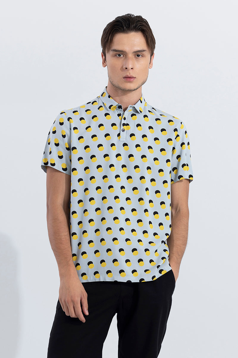 Polka Pop Yellow Polo T-Shirt