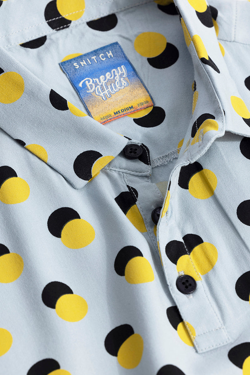 Polka Pop Yellow Polo T-Shirt