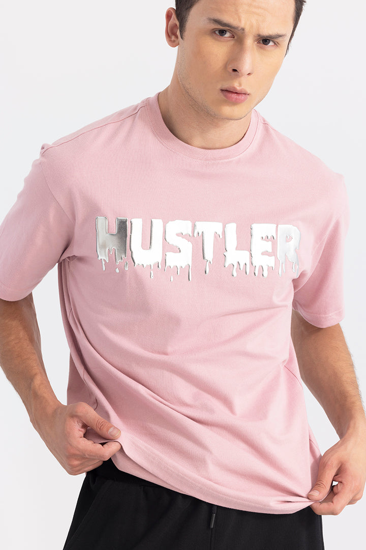 Hustler Pink Korean Styled T-Shirt