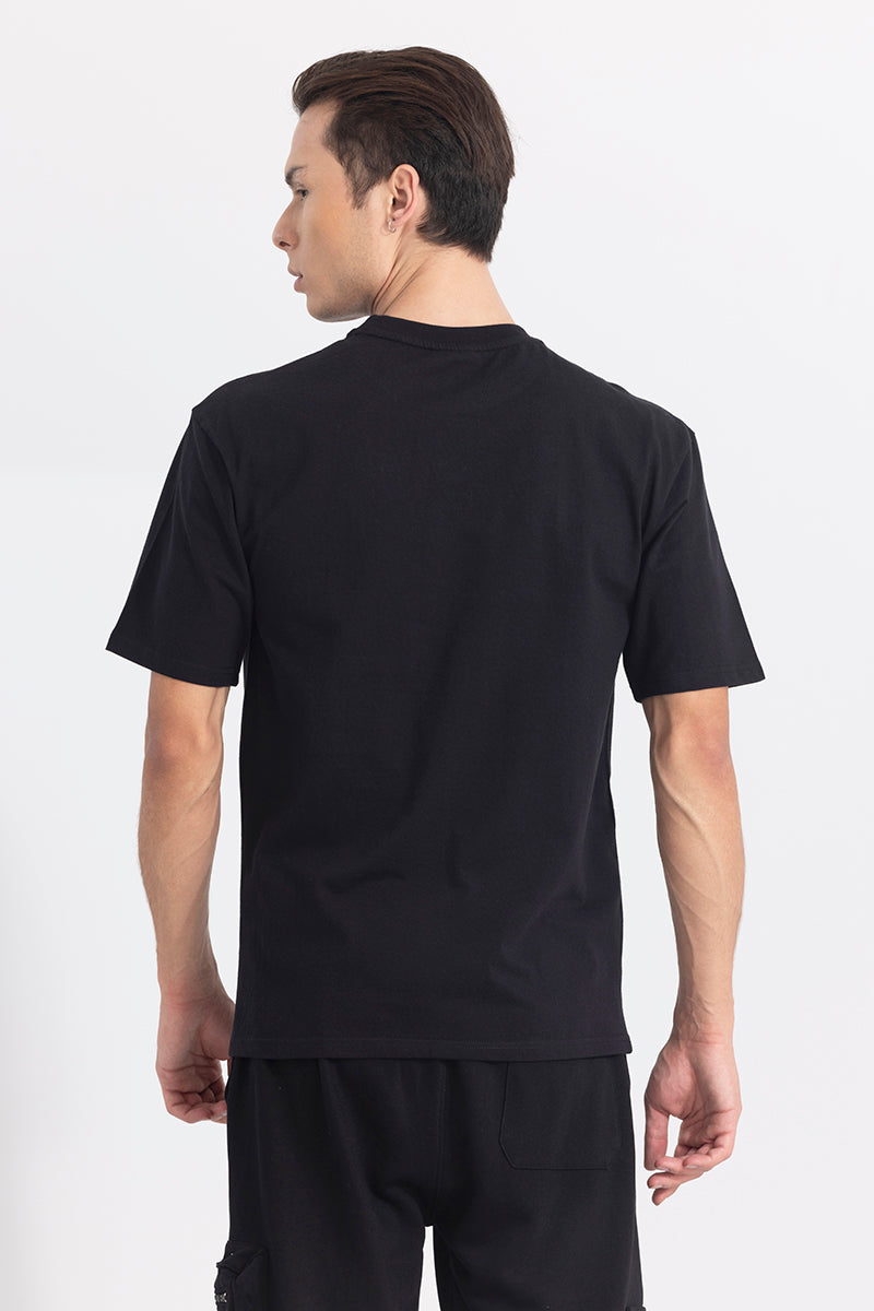 GOAT Black Korean Style T-Shirt