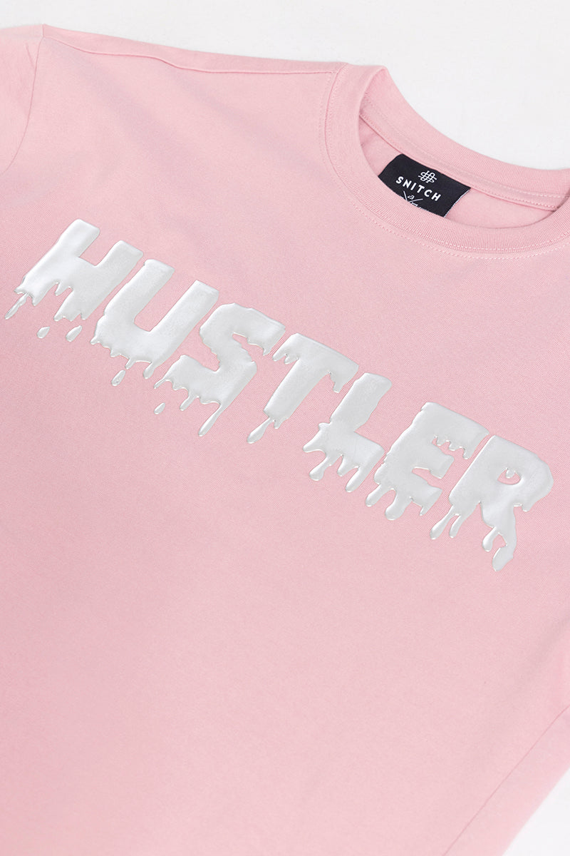 Hustler Pink Korean Styled T-Shirt