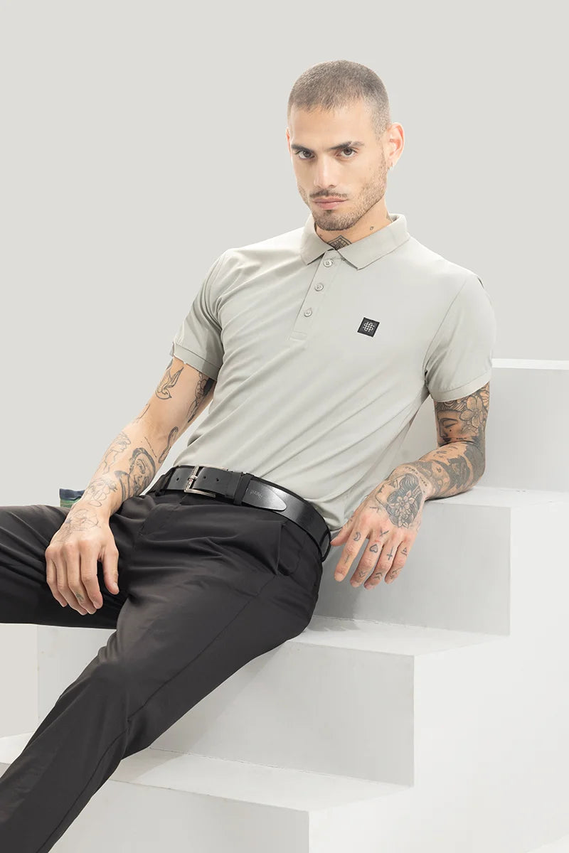 Encap Grey Polo T-Shirt