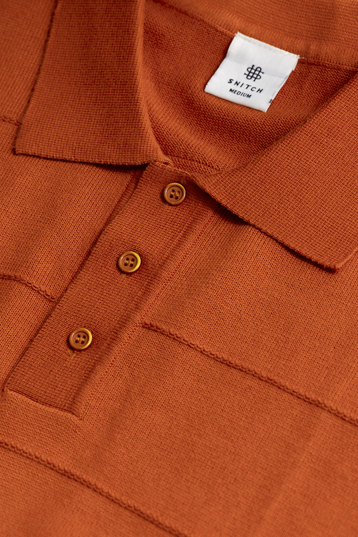 Fiscal Orange Polo T-Shirt