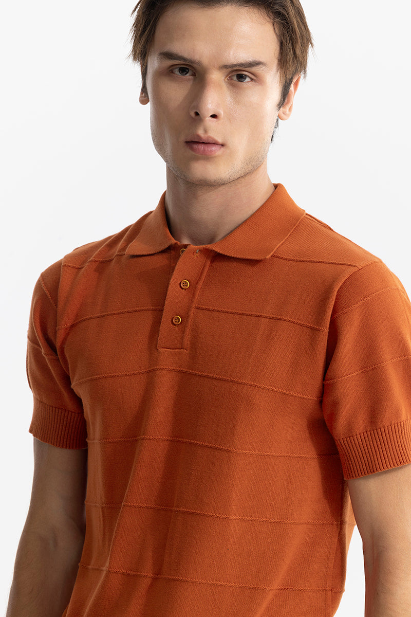 Fiscal Orange Polo T-Shirt