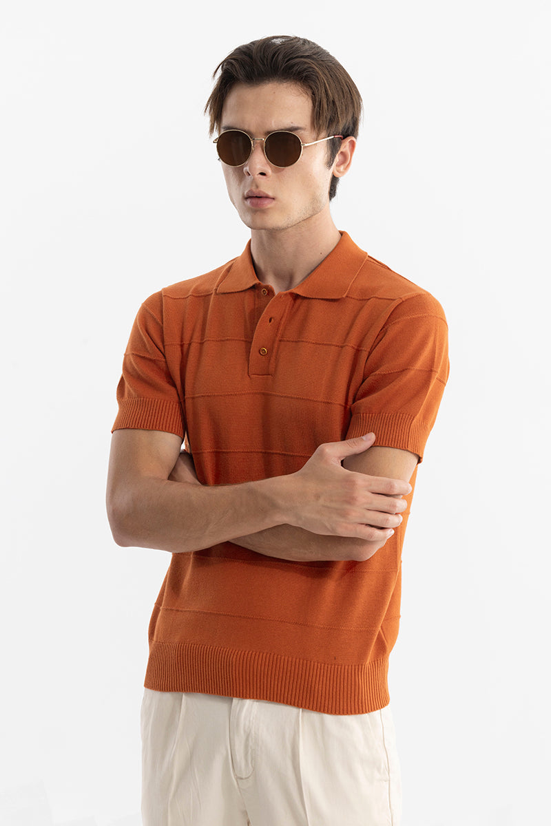 Fiscal Orange Polo T-Shirt