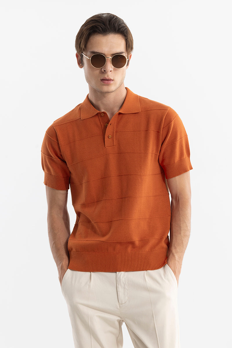 Fiscal Orange Polo T-Shirt