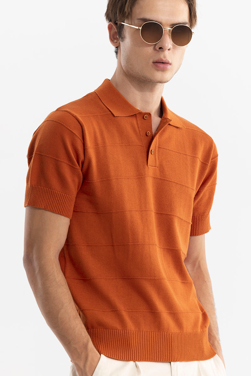 Fiscal Orange Polo T-Shirt