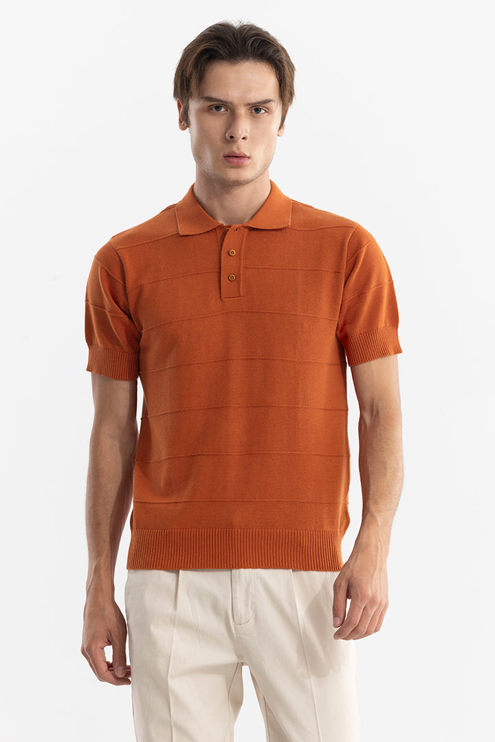 Fiscal Orange Polo T-Shirt