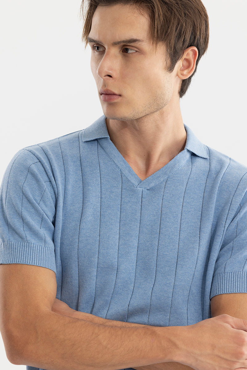 Nordic Blue Polo T-Shirt