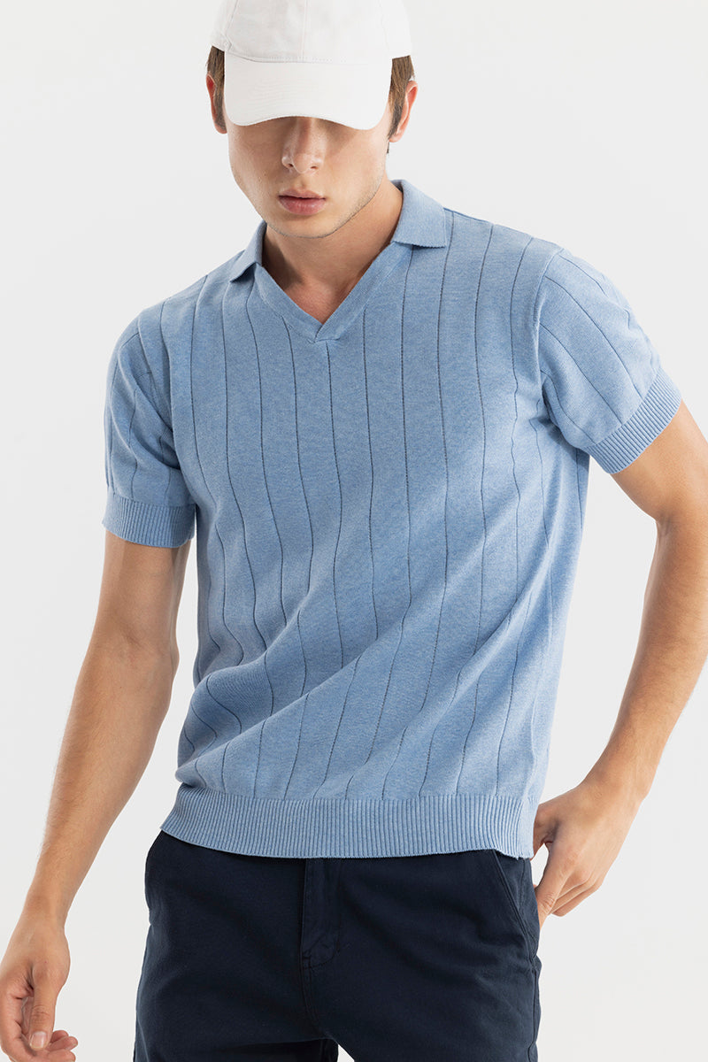 Nordic Blue Polo T-Shirt