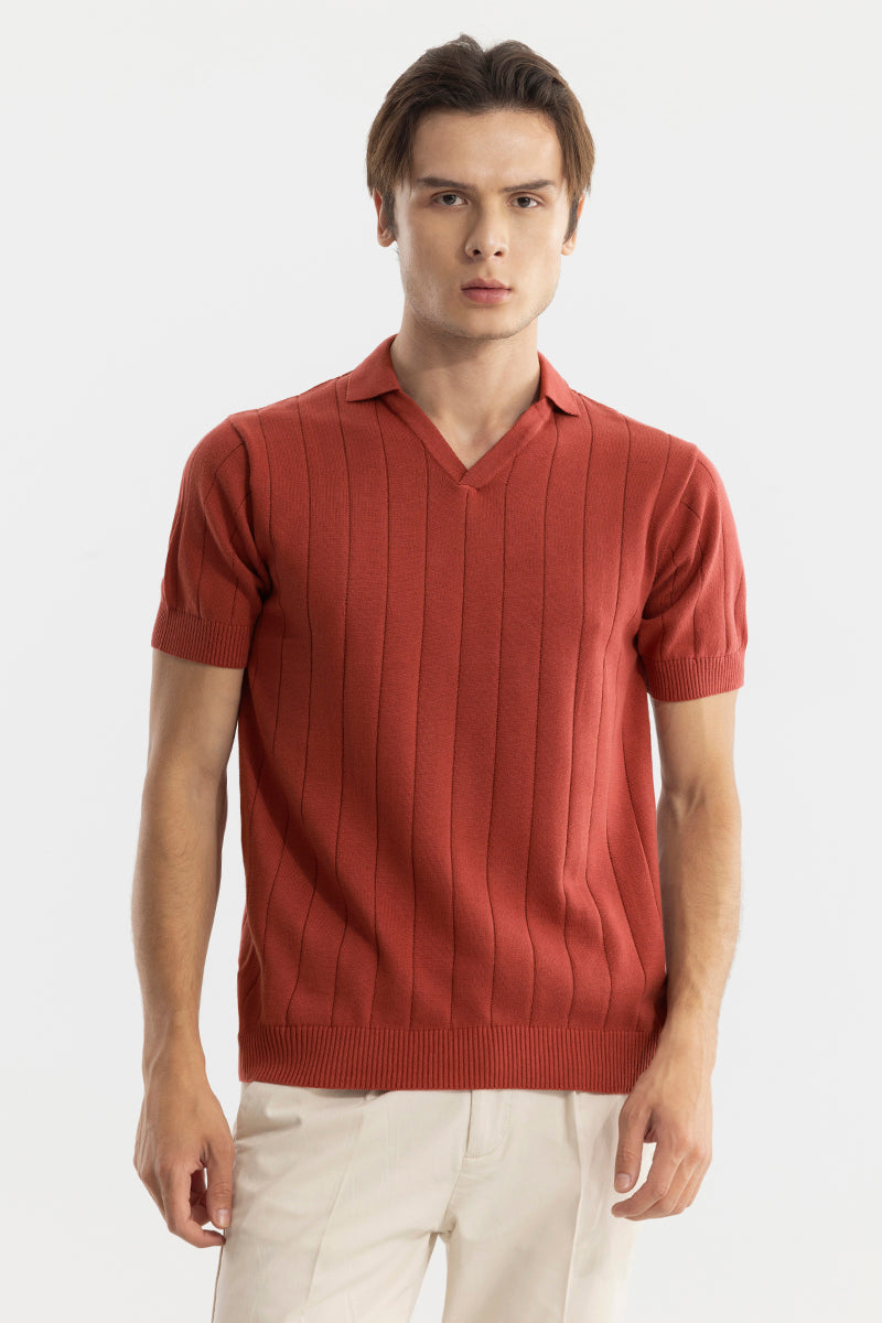 Nordic Orange Polo T-Shirt