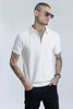 Crochet White Polo T-Shirt