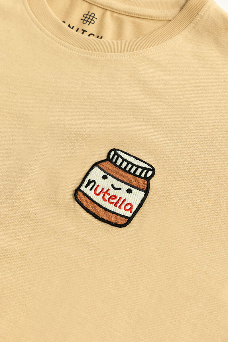 Nutella Cream Oversized T-Shirt